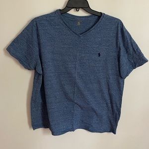 Pony Logo V Neck Tee